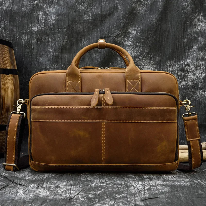 Leather 16" Briefcase