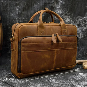 Leather 16" Briefcase