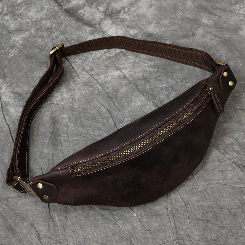 Vintage Leather Belt Bag