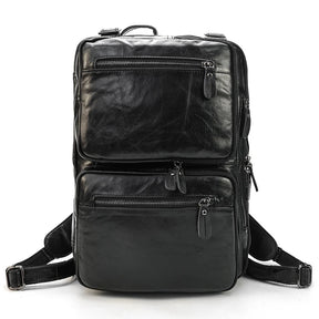 Leather Travel Backpack Shoulder Bag