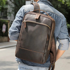 Vintage Leather Daypack