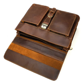 Leather 16" Business Briefcase