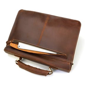 Leather 16" Business Briefcase