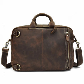 Leather Travel Backpack Shoulder Bag