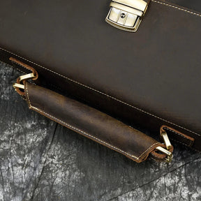 Leather 16" Business Briefcase