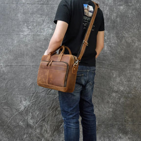 Leather 16" Briefcase