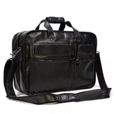 Leather 17" Business Travel Briefcase