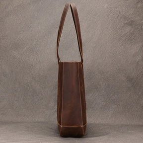 Vintage Leather Shoulder Bag Tote