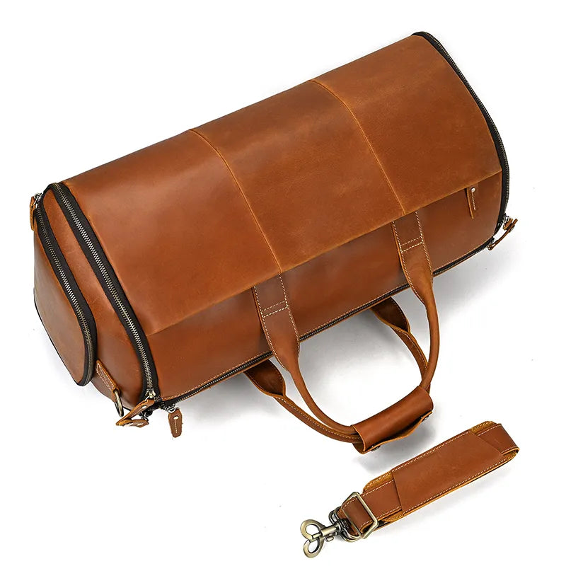 Luggage 22 Leather Travel Duffle Bag