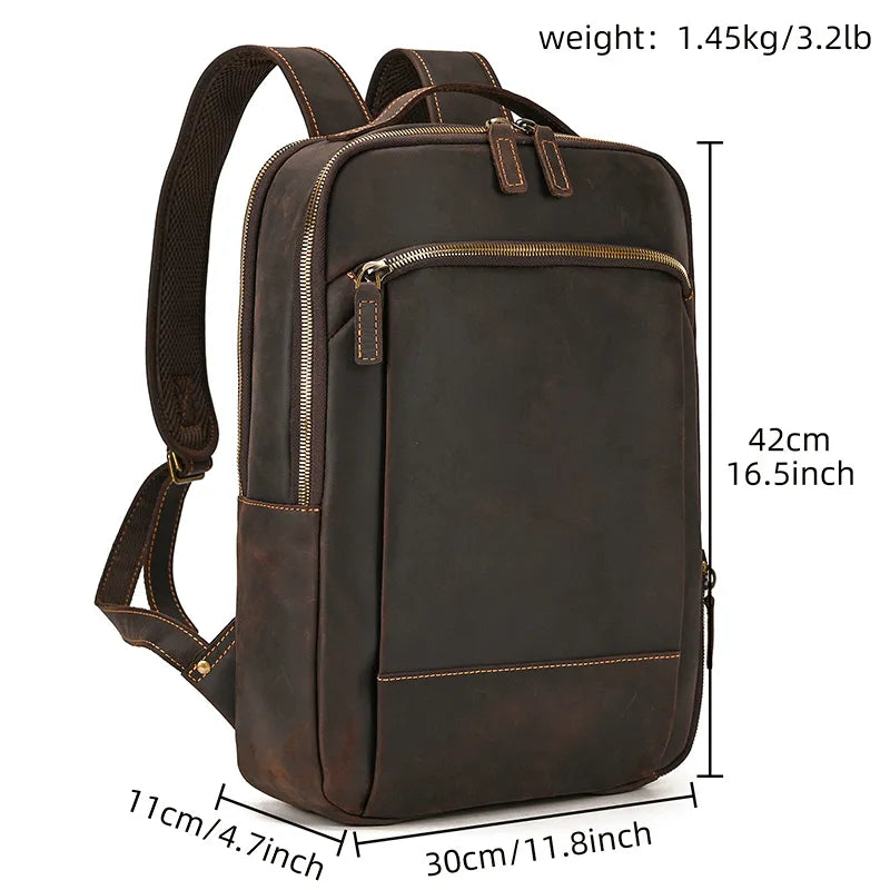 Vintage Leather Daypack