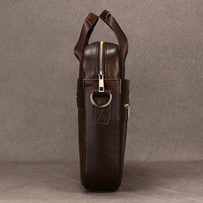 Leather 16" Briefcase Handbag