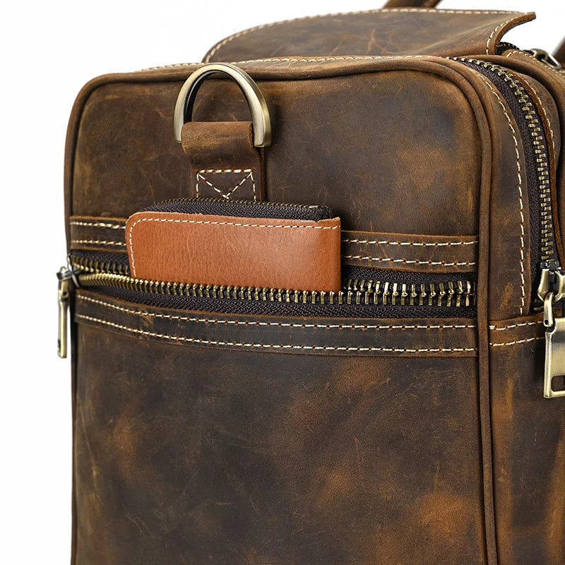 Luggage 24 Leather Travel Bag