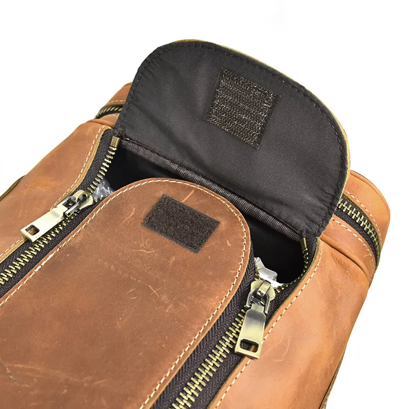 Luggage 24" Leather Travel Bag