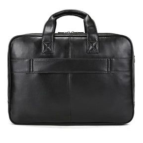 Leather 17" Business Travel Briefcase