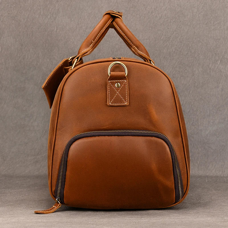 Weekender Duffle 22 Leather Travel Bag