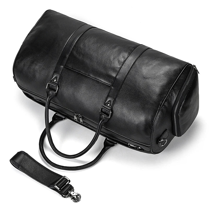 Weekender Duffle 22 Leather Travel Bag