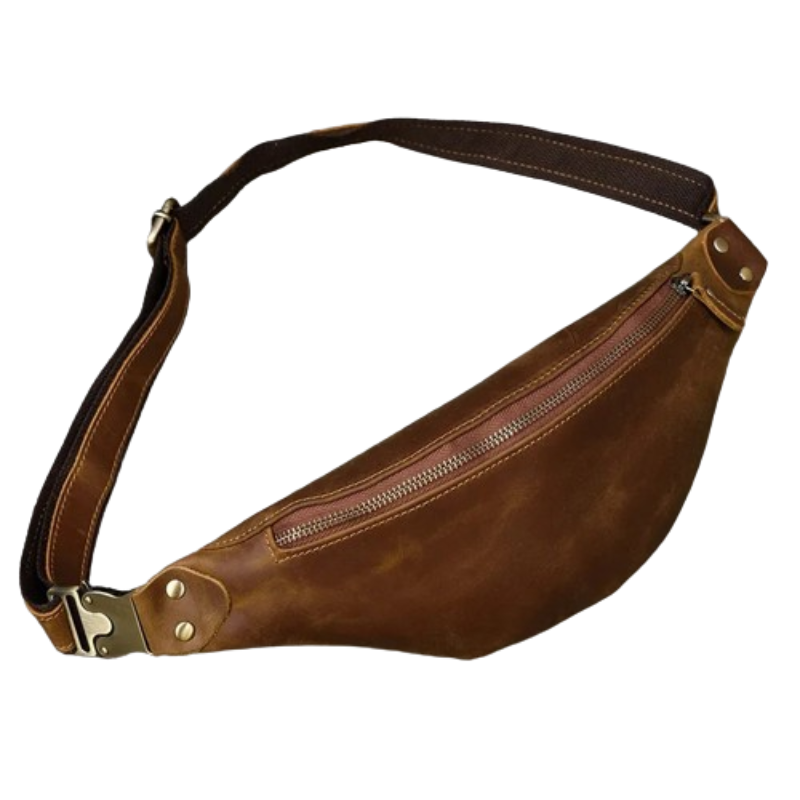 Vintage Leather Belt Bag