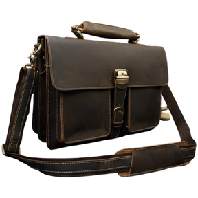 Leather 16" Business Briefcase