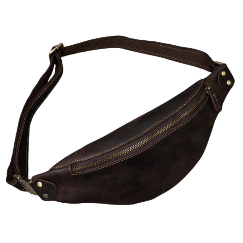 Vintage Leather Belt Bag